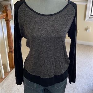 Calvin Klein mixed media top